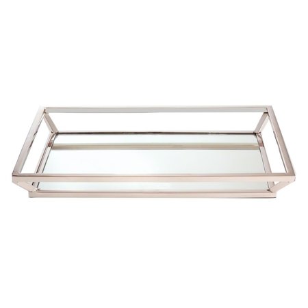 JIALLO 12 x 6.75 in. Stainless Steel Rectangular Serving Tray 72467